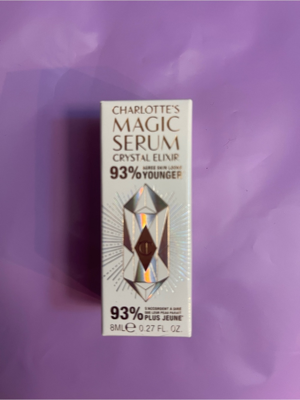 Charlotte Tilbury Magic Serum Crystal Elixir in white and gold